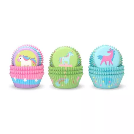 Capsulas para Cupcakes de Unicornio de 11 Centimetros, Paquete de 100 Unidades TIPS CPC01-14