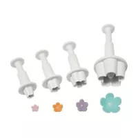 Marcador de Plastico de Flores Medianas con Expulsor, Set de 4 Unidades TIPS ZN2061 2