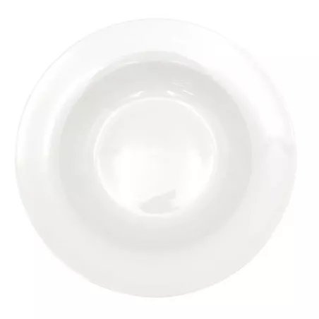 Plato Redondo de Ceramica de Borde Ancho de 8.5 Pulgadas MASTER CHEF PS85