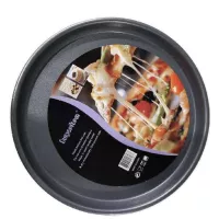 Molde Redondo de Acero  Antiadherente para Pizza de 28 Centimetros TIPS B-115-2