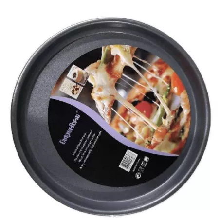 Molde Redondo de Acero  Antiadherente para Pizza de 28 Centimetros TIPS B-115-2