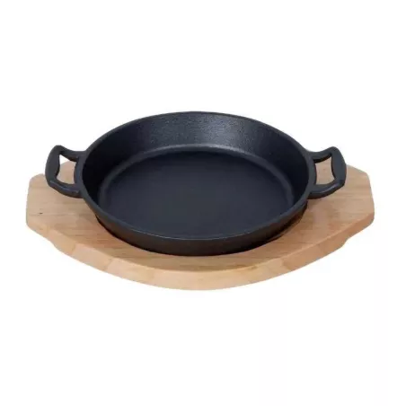 Sarten Redondo de Hierro Fundido con Base de 26 Centimetros TIPS KNO-037