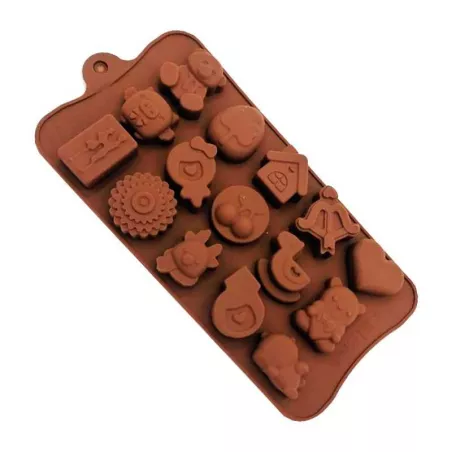 Molde de Silicon de Figuras de Juguetes de Bebe MASTER CHEF 9890468