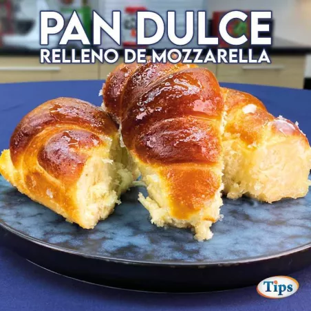 Pan Dulce Relleno de Mozzarella TIPS RA0000043