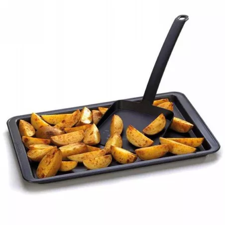 Espatula Solida Volteadora Ancha de  Nylon de 32 Centimetros TESCOMA 638019