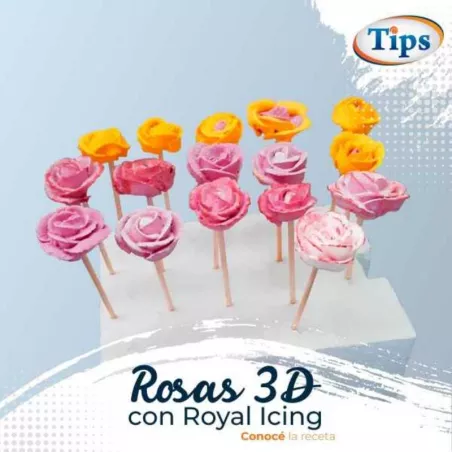 Rosas 3D con Royal Icing TIPS RA0000804