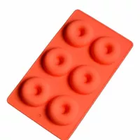 Molde de Silicon de Dona de 6 Cavidades TIPS RRA02-66