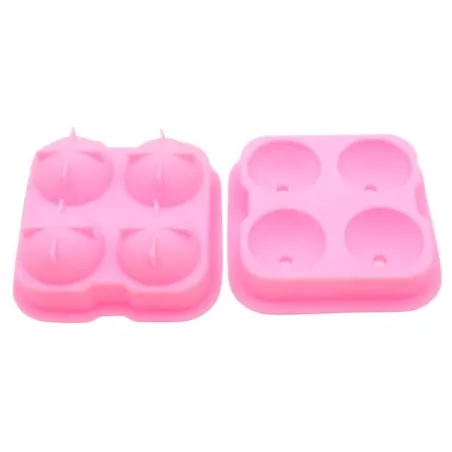 Molde de Silicon de Bolas de Hielo Medianas de 4 cavidades MASTER CHEF 103