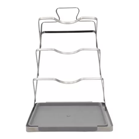 Rack para Ollas Metalico de Color Plateado SIN ASIGNAR AQ-1595B