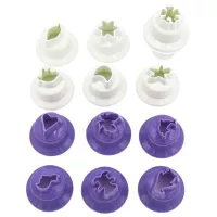 Marcador de Plastico para Reposteria, Set de 12 Piezas TIPS ZN2055