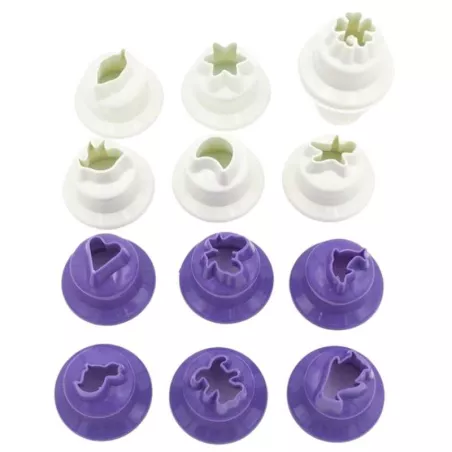 Marcador de Plastico para Reposteria, Set de 12 Piezas TIPS ZN2055