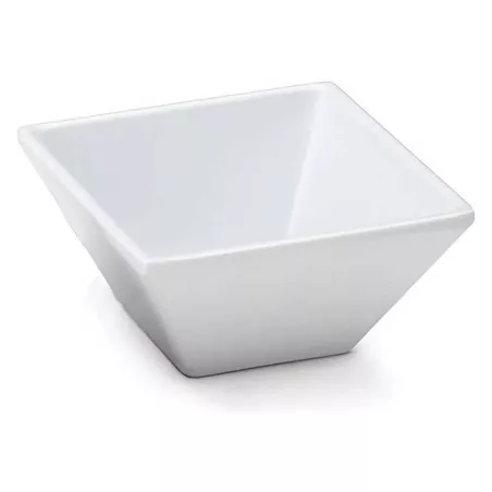 Bowl Cuadrado Turin de Ceramica de 6.1 x 2.75 Pulgadas BELLARTE WT1426