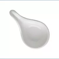 Cuchara de Degustacion de Melamina de Color Blanco de 3-3/4 X 2-1/8 Pulgadas TABLECRAFT 10317W