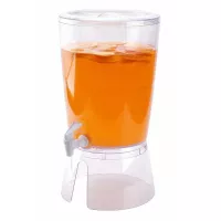 Dispensador Redondo de Bebidas de Plastico con Base de 8 Litros TIPS E-127