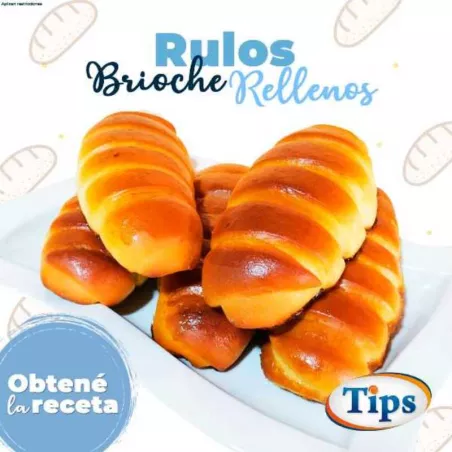 Rulos de Brioche Rellenos de Crema TIPS RA0001035