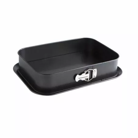 Molde de Acero Antiadherente Rectangular Desarmable de 24 x 35 Centimetros TIPS C-251