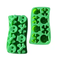 Molde de Silicon de Calavera y Huesos de 8 Cavidades MASTER CHEF 59