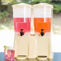 Dispensador de Bebidas de Doble Tanque Almond de 6 Galones TABLECRAFT TW33DP 2