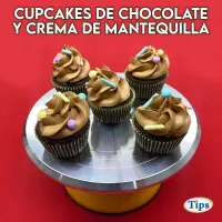 Cupcake de Chocolate y Crema de Mantequilla TIPS RA0001095