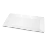 Plato Rectangular de Ceramica de Borde Delgado de 33.5 x 21 Centimetros TIPS CT760