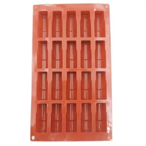 Molde de Silicon de Pintura de Labios de 20 Cavidades TIPS RRA02-58