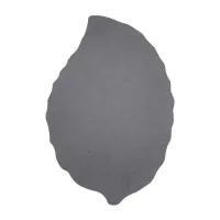 Plato de Piedra de Hoja Grande de Color Negro de 40 x 20 Centimetros TIPS RSD01-27 2