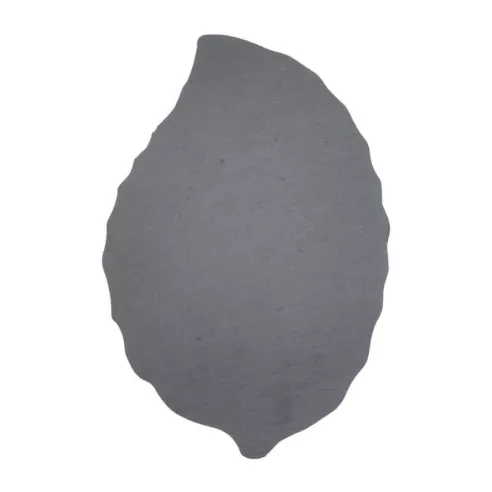 Plato de Piedra de Hoja Grande de Color Negro de 40 x 20 Centimetros TIPS RSD01-27