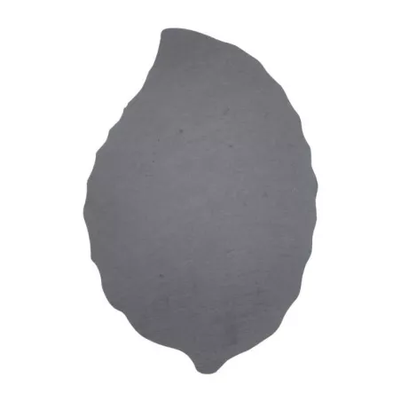 Plato de Piedra de Hoja Grande de Color Negro de 40 x 20 Centimetros TIPS RSD01-27