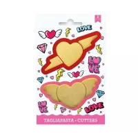 Cortador de Galletas de Corazones, Set de 2 Unidades TIPS ZNP-154