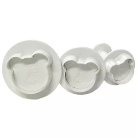 Marcador de Plastico de Cara de Oso, Set de 3 Piezas TIPS ZN2069