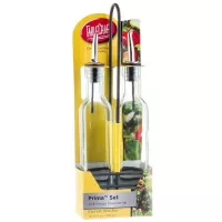 Juego de Vinagrera y Aceitera Cuadrada, Set de 8.5 Onzas TABLECRAFT H9085NBK 2