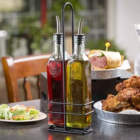 Vinagrera Aceitera de 8.5 Onzas Set TABLECRAFT H918NBK