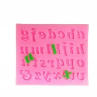 Molde de Silicon de Letras del Abecedario en Minuscula TIPS B204
