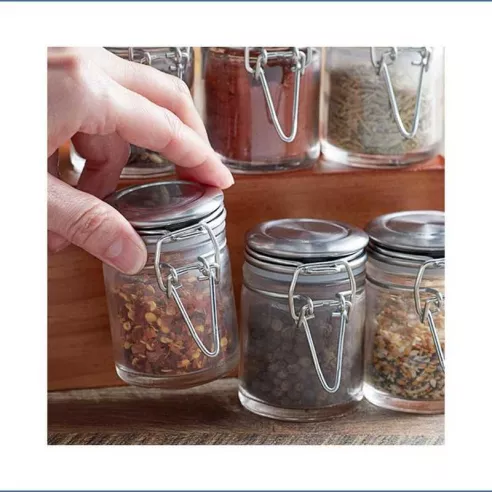 Frasco para Condimentero con Abrazadera de 1.5 Onzas TABLECRAFT 10105