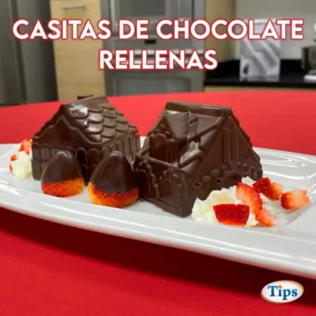 Casitas de Chocolate Rellenas TIPS RA0000898