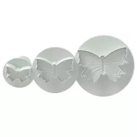 Marcador de Plastico de Mariposa con Expulsor,  Set de 3 Piezas TIPS C13-1