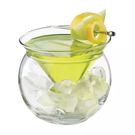 Copa de Martini con Base de Vidrio VETRO HLX-FC97