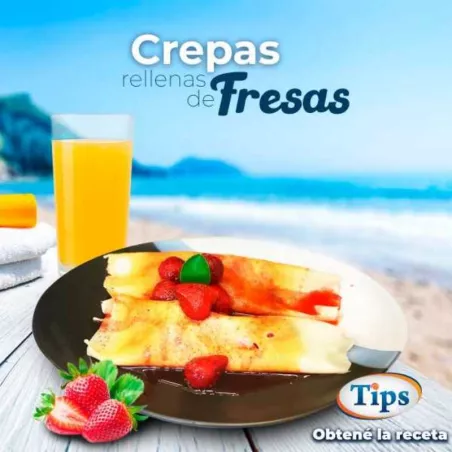 Crepas con Relleno de Fresas TIPS RA0000581