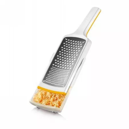 Rallador de Mano Handy de Acero Inoxidable de 29.5 Centimetros, Color Blanco TESCOMA 643730