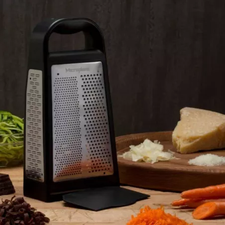 Rallador de Mano 5 en 1 de 10 Pulgadas de Color Negro MICROPLANE 34009