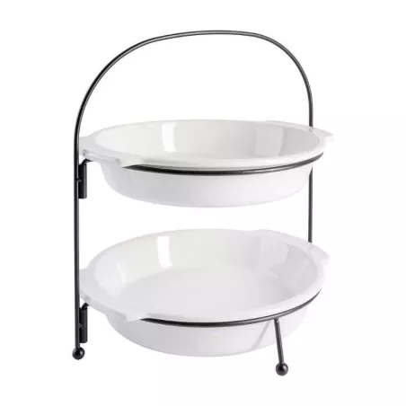 Rack Metalico con Tazones, Set de 3 Piezas GIBSON 134042.03