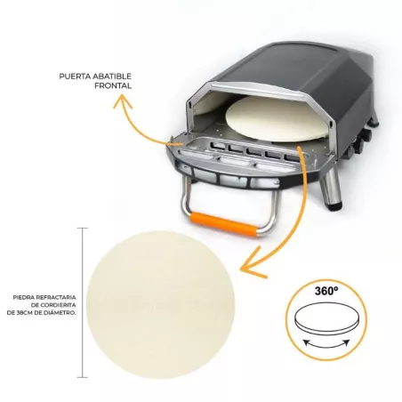 Horno para Pizza Fire Monster a Gas de 16 Pulgadas FIRE MONSTER 4873000