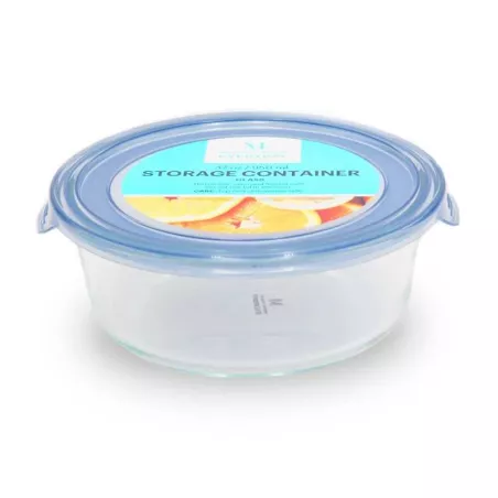 Contenedor Redondo de Vidrio con Tapa de 32 Onzas GIBSON 129532.02