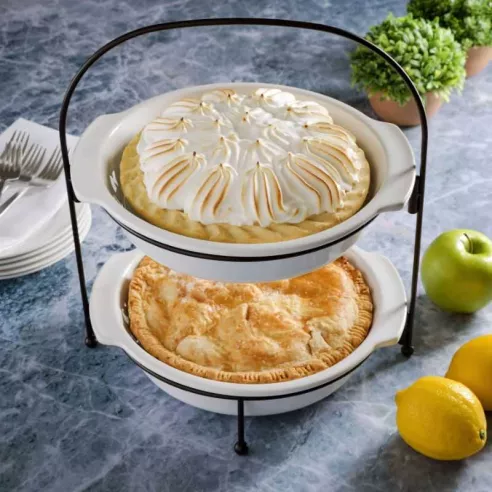 Rack Metalico con Tazones, Set de 3 Piezas GIBSON 134042.03