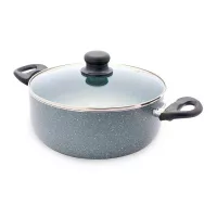 Olla de Acero de 26 Centimetros de Color Gris TIPS WZG-015-4