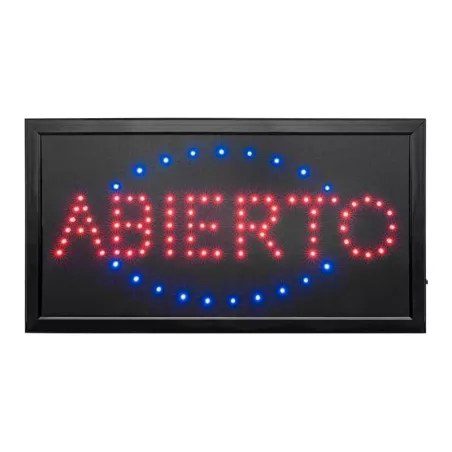 Rotulo Luminoso de Abierto TIPS ZJE-002