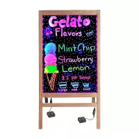 Pizarra Plegable LED de 80 x 60 Centimetros TIPS ZJE-004