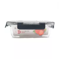 Contenedor Rectangular de Vidrio de 1000 Mililitros TIPS HLJ-046