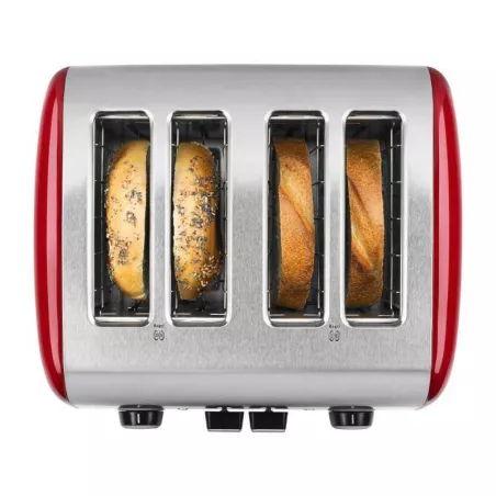 Tostador de 4 Rebanadas Empire de Color Rojo KITCHEN AID KMT4115ER