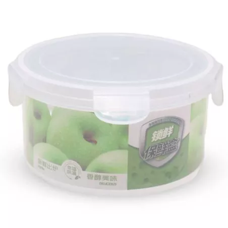 Contenedor Redondo de Plastico de 1900 Mililitros TIPS HLJ-062